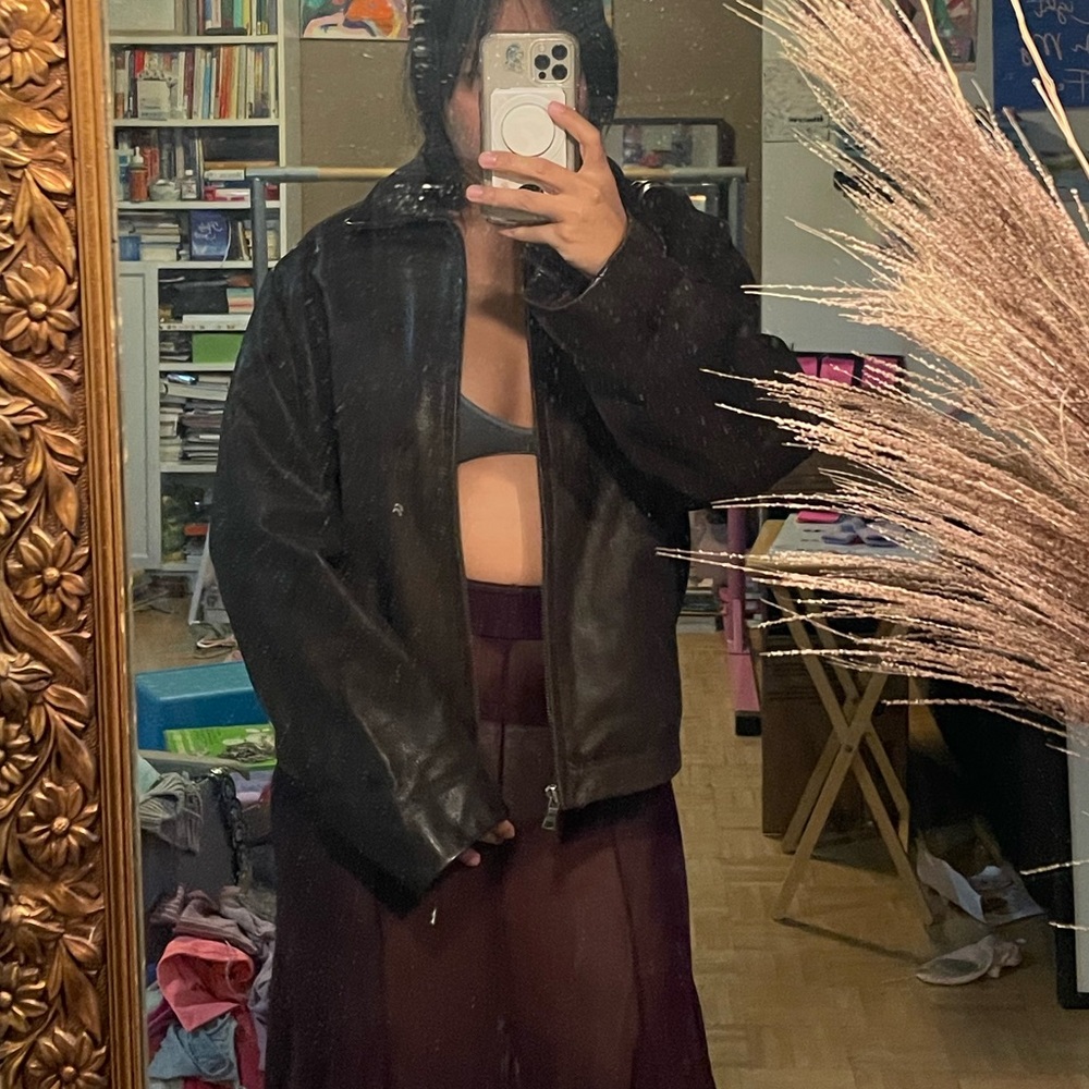Leather jacket